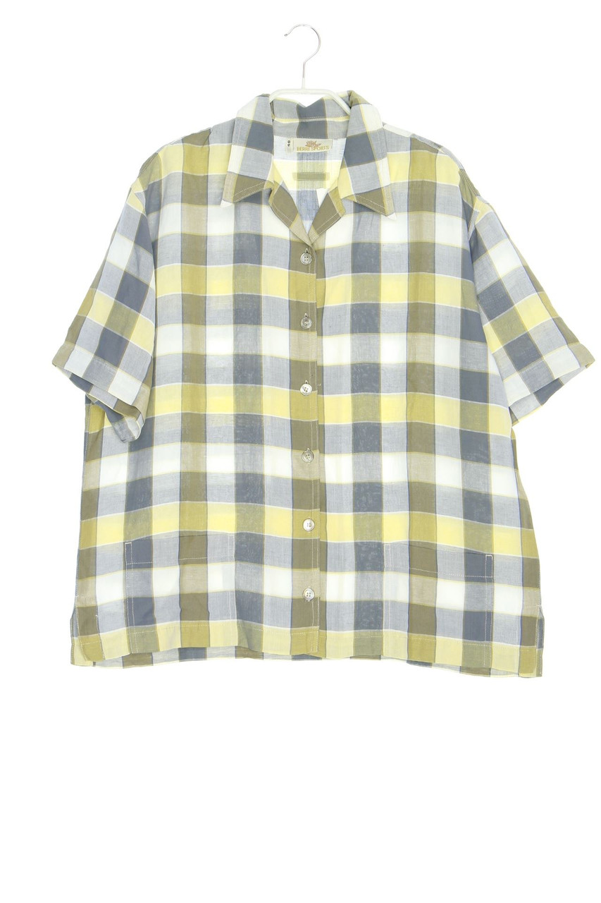 BERRI SPORTS - Hemd-Bluse mit kurzem Ärmel mit Karo-Muster - D 40