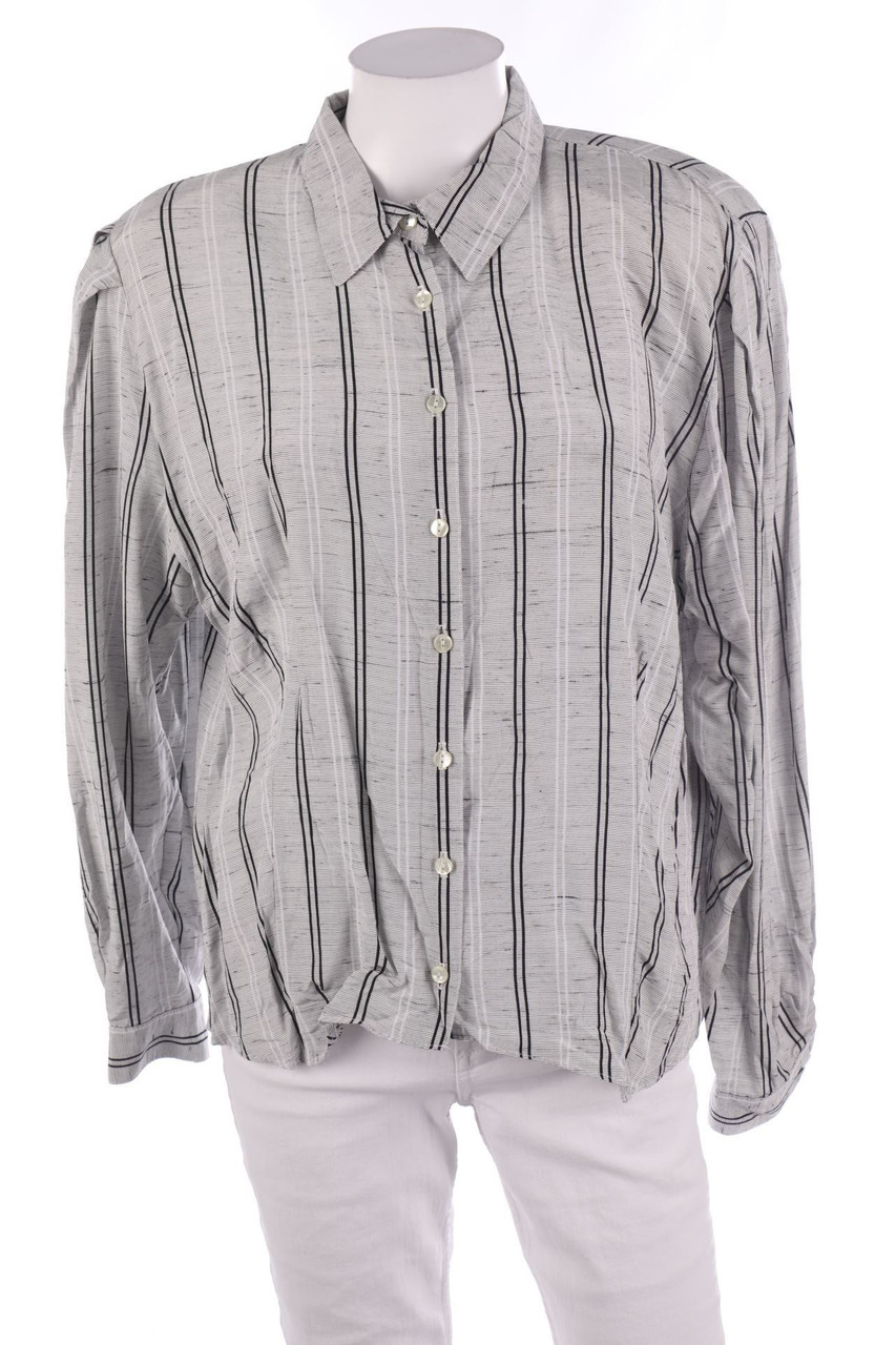 VINTAGE - Hemd-Bluse mit Streifen - D 40-42