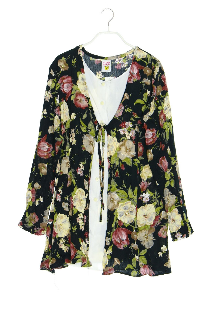 CLOCKHOUSE by C&A - Bluse im Layer Look mit floralem Muster - M