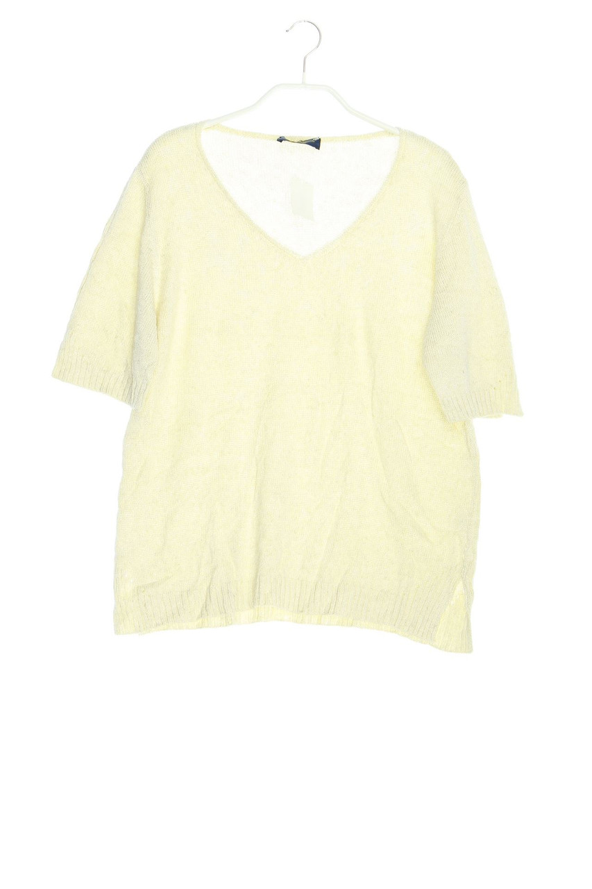 Luisa Spagnoli - Strick-Pullover mit Leinen - XL