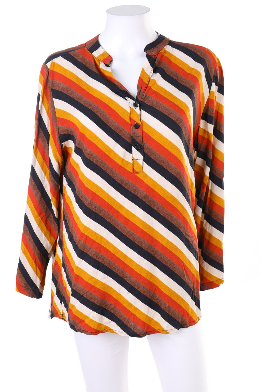 Driver - Streifen-Tunika-Bluse - L