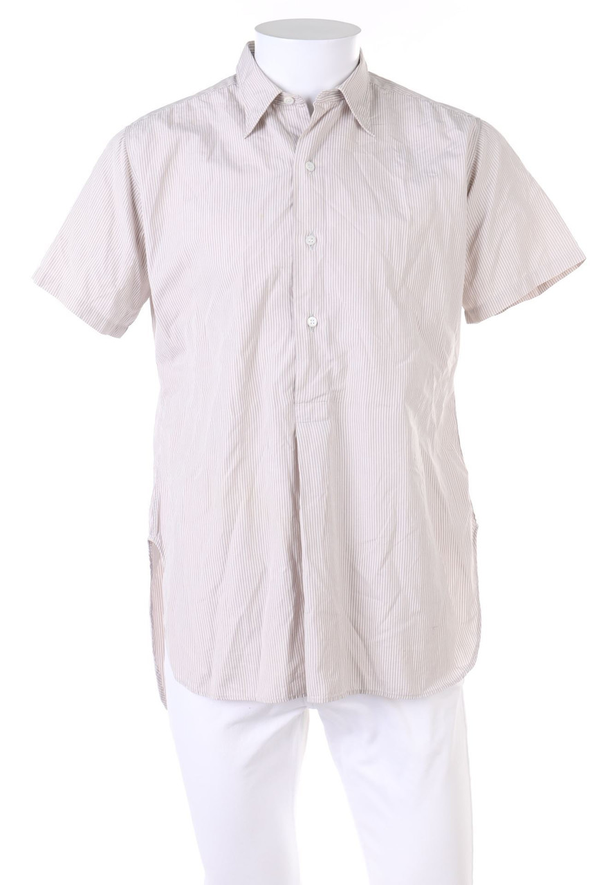 Lutteurs - Kurzarm-Hemd mit Streifen - 52