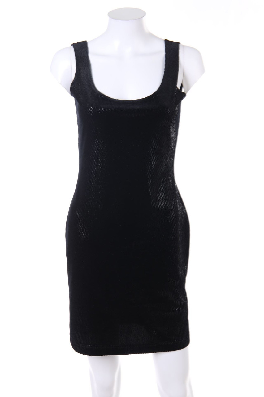 BANDOLERA - Samt-Kleid mit Punkten - D 34