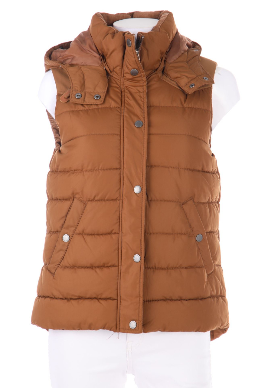 H&M LOGG - Puffer-Weste mit Kapuze - D 38