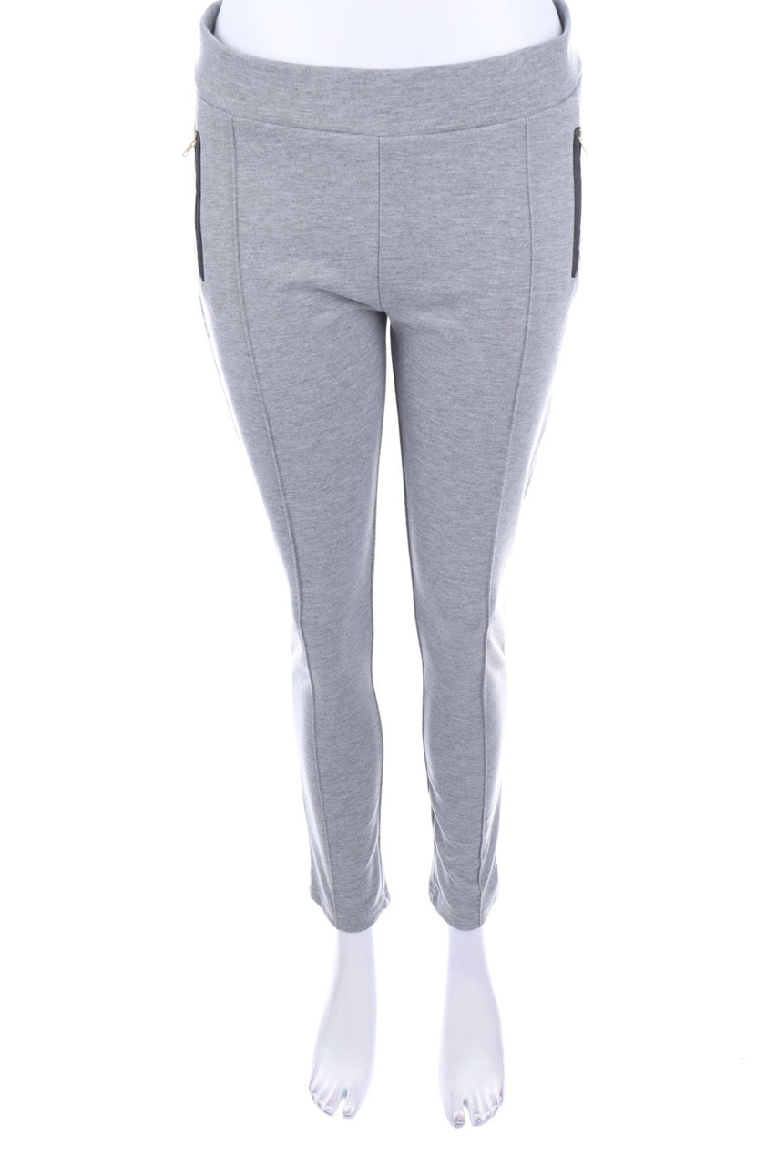 chris line casual - Hose aus Jersey mit Kunstleder-Details - L