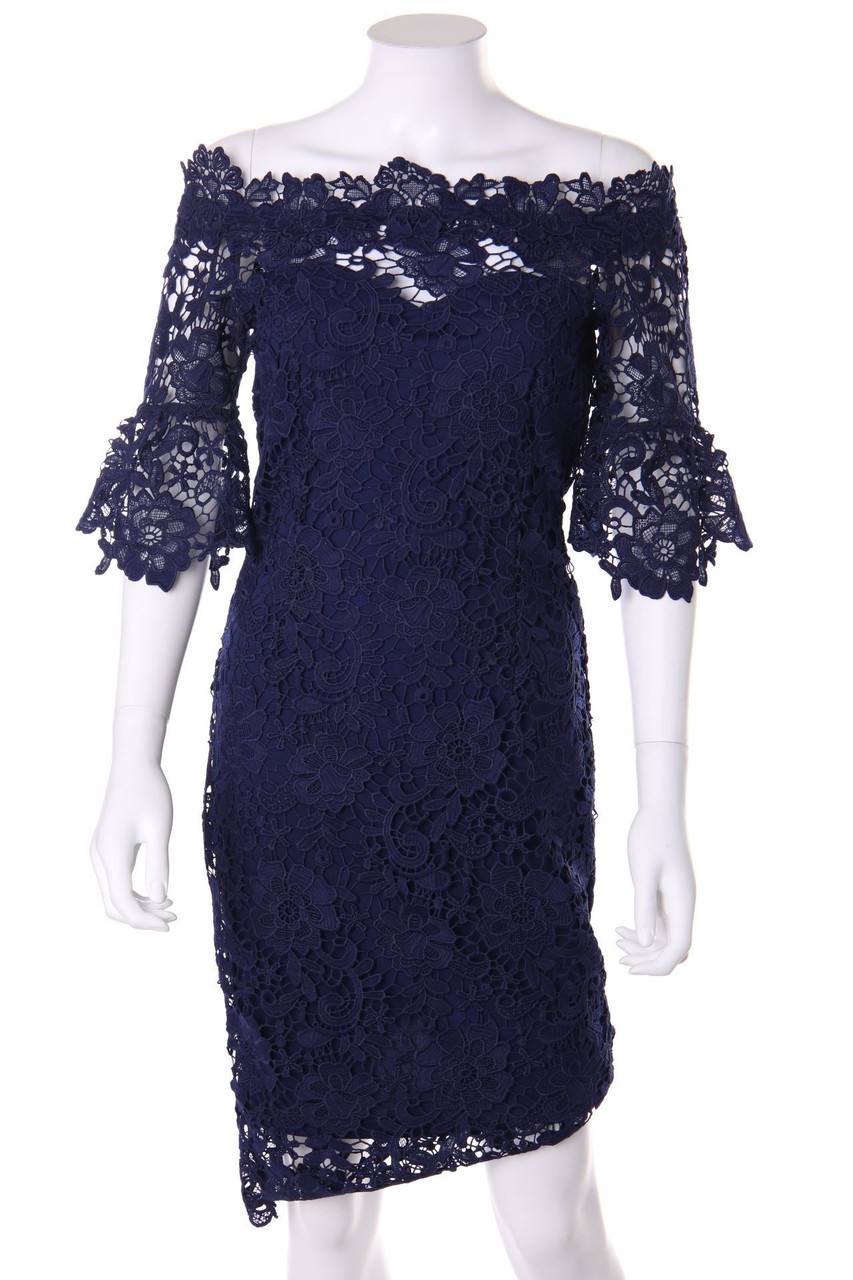 PAPERDOLLS LONDON - Carmen-Kleid aus Spitze - D 36