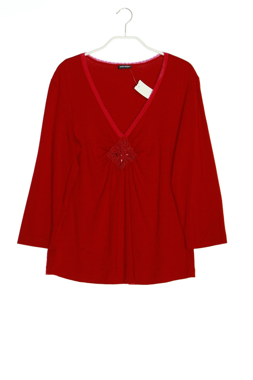 GERRY WEBER - 3/4-Arm-Shirt mit Raffungen - D 40