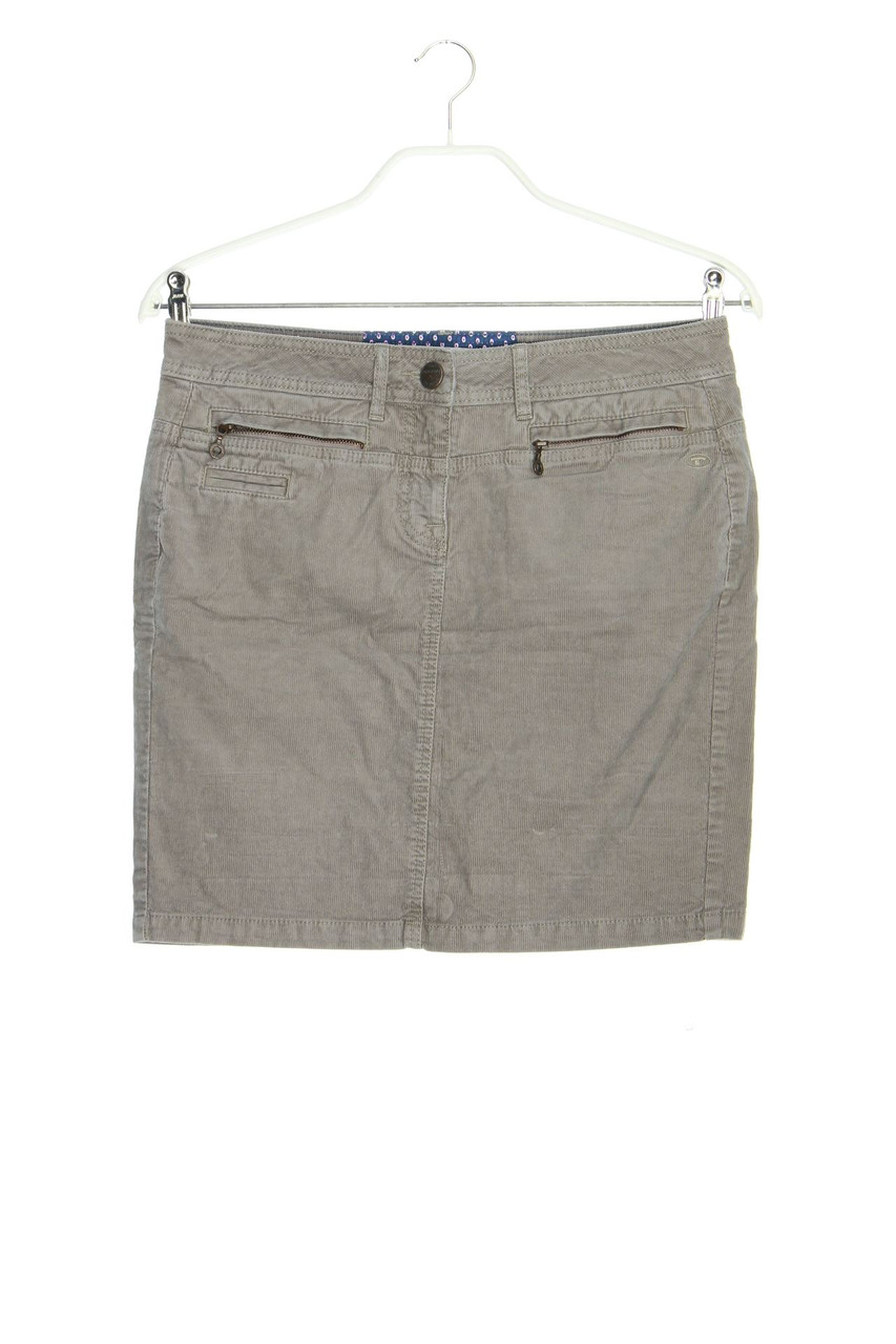 TOM TAILOR - Cord-Minirock mit Logo-Stickerei - D 36