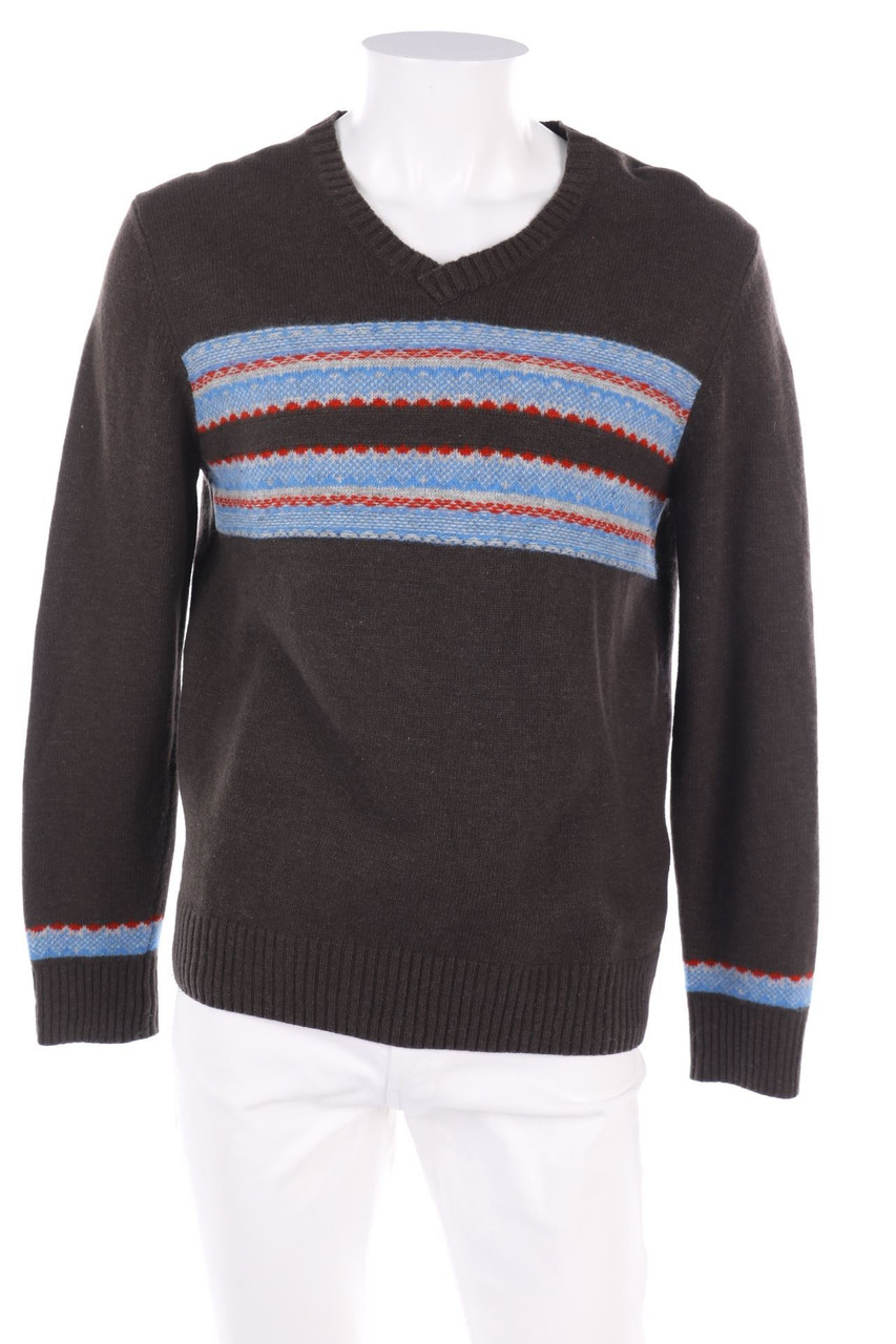 maddison - V-Neck-Pullover aus Woll-Mix - M