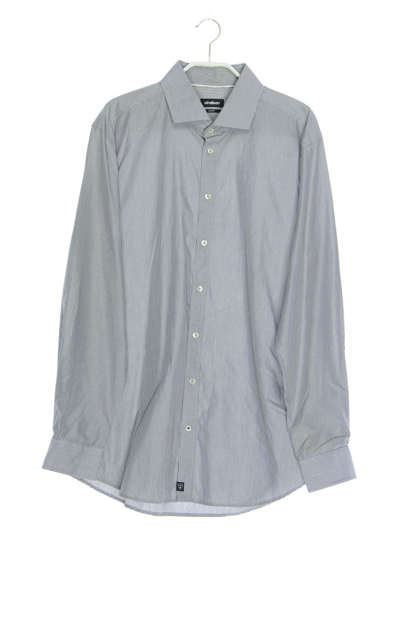 strellson - Hemd aus Baumwolle mit Streifen - 42