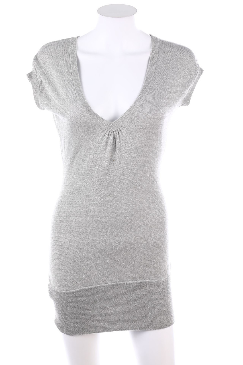 MANGO COLLECTION - Strickkleid mit Glitzer - XS