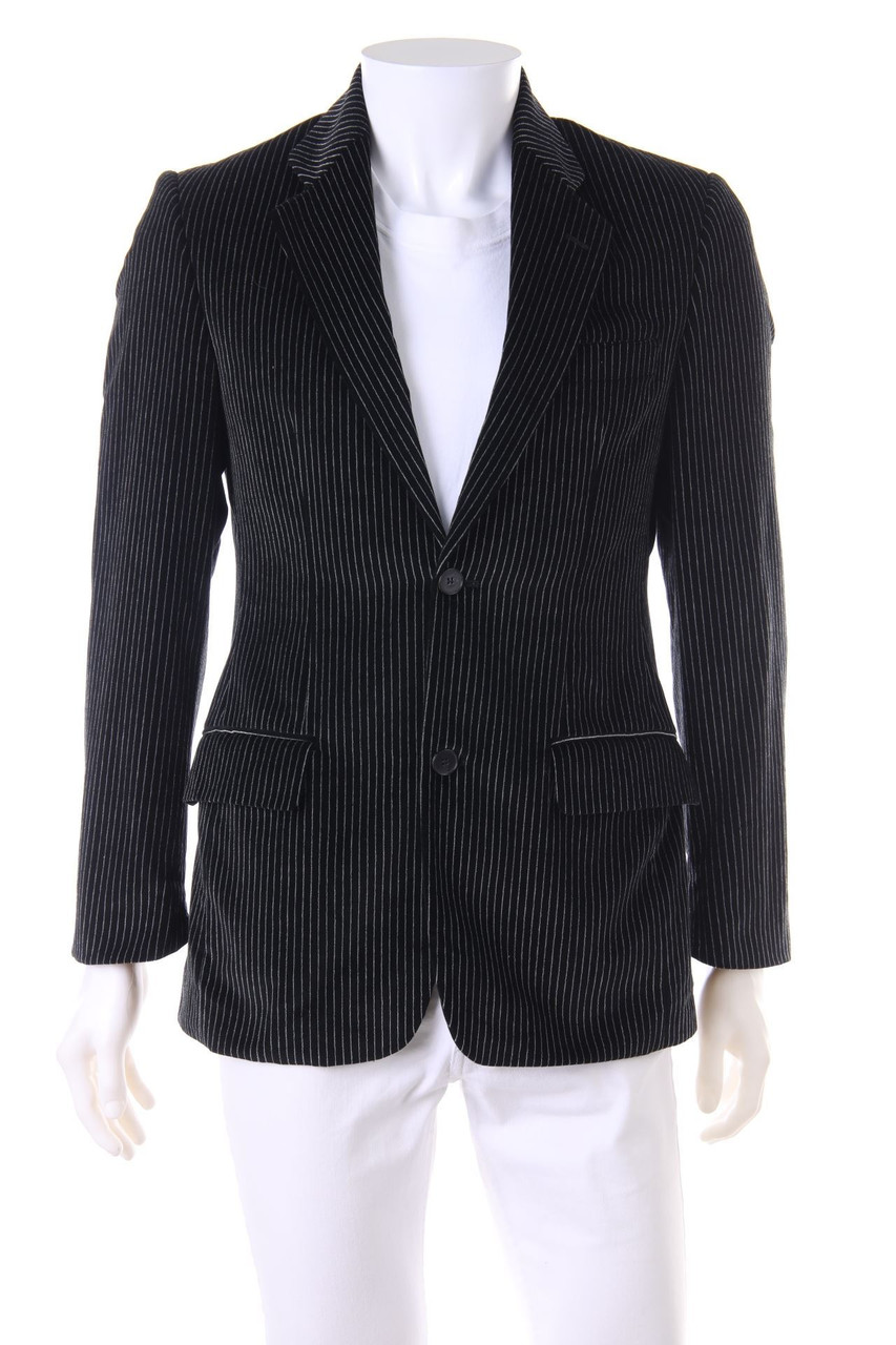 Lagerfeld - Samt-Sakko mit Nadelstreifen - 50