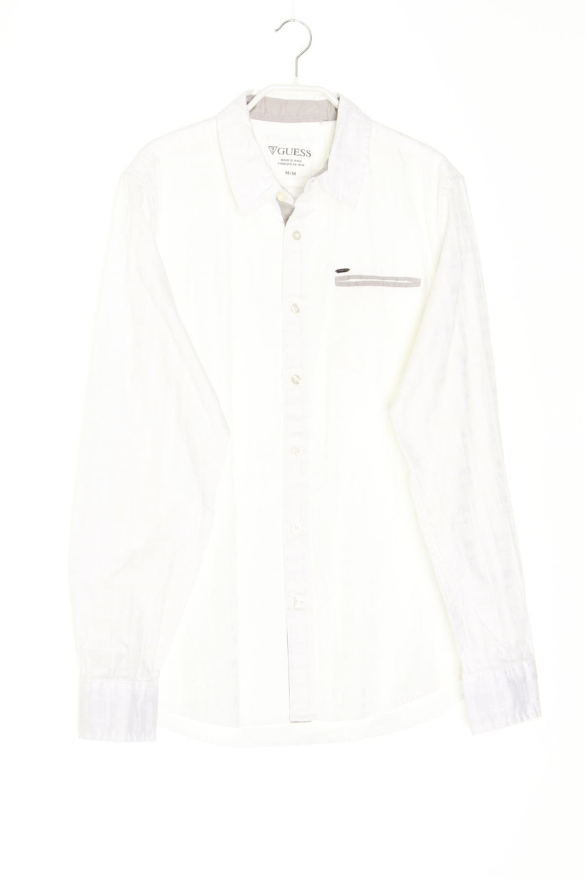 GUESS - Hemd mit Logo-Plakette - M