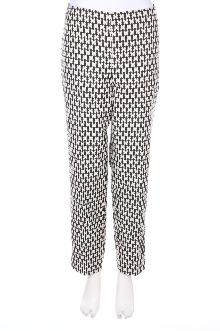 TALBOTS - Hose mit Print mit Metallic-Effekt - D 46