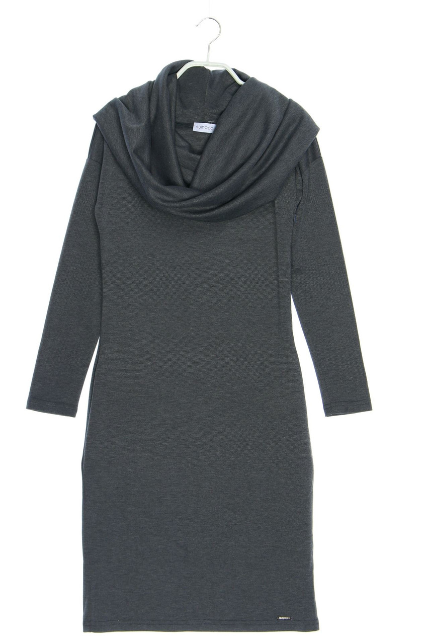 numoco - Stretch-Kleid mit Kragen - S