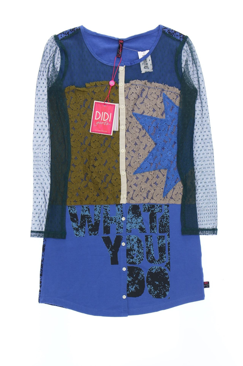 DIDI - Kleid mit Spitzen-Einsatz - 158