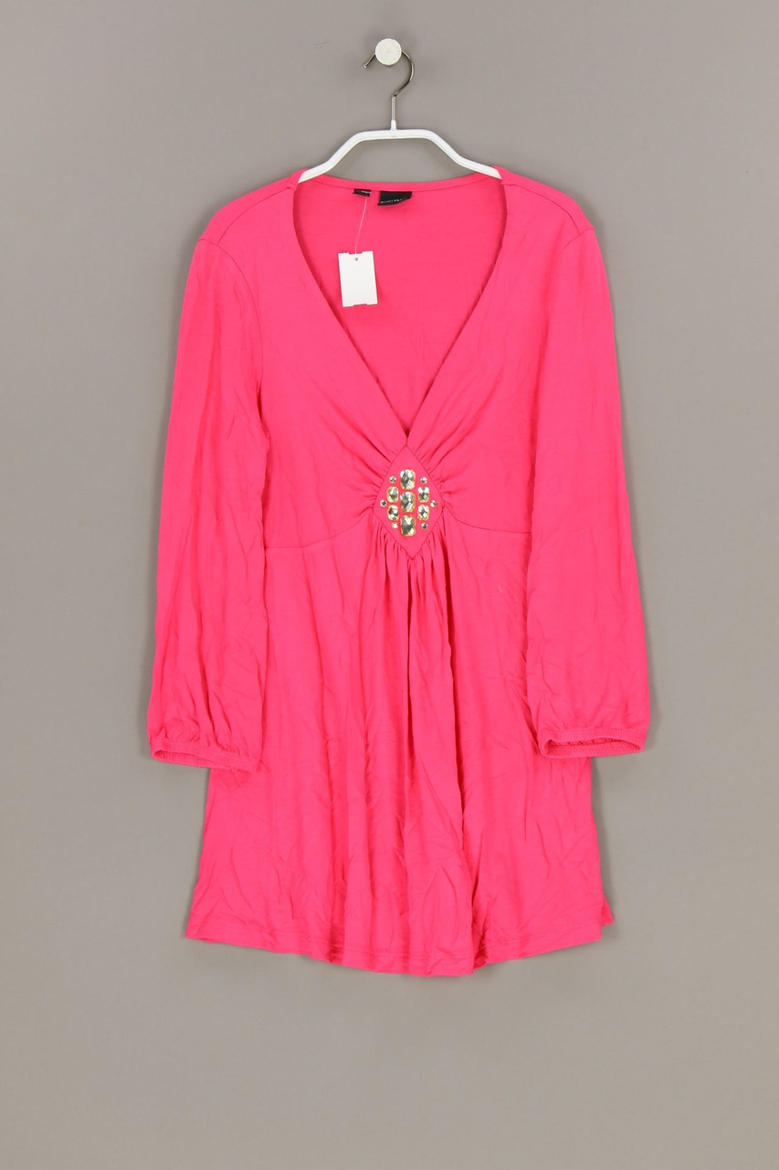 BODYFLIRT - Longsleeve-Shirt mit Schmuckstein-Applikation - D 32-34