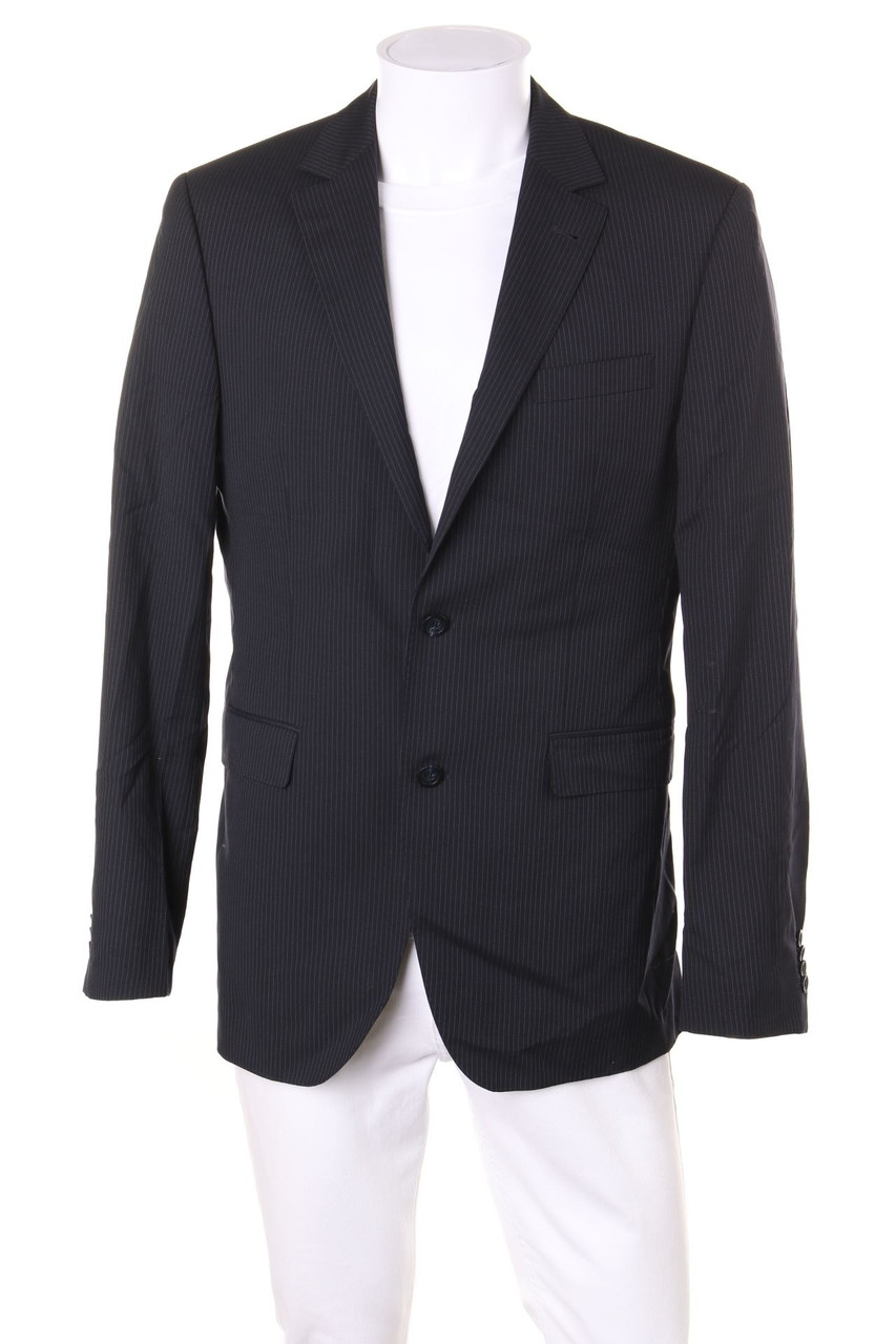 paul kehl - Sakko aus Woll-Tuch mit Nadelstreifen - 50