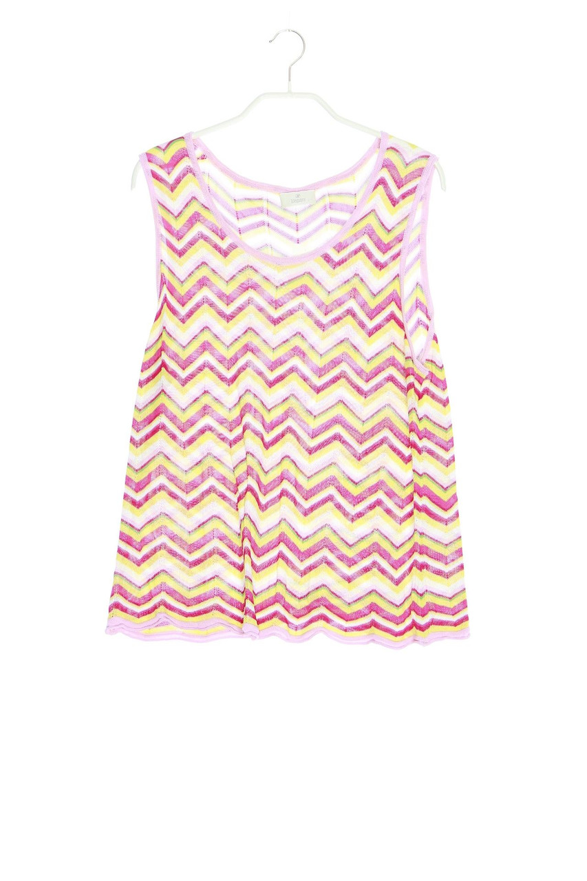 Elégance - Strick-Top mit Chevron-Streifen - D 44