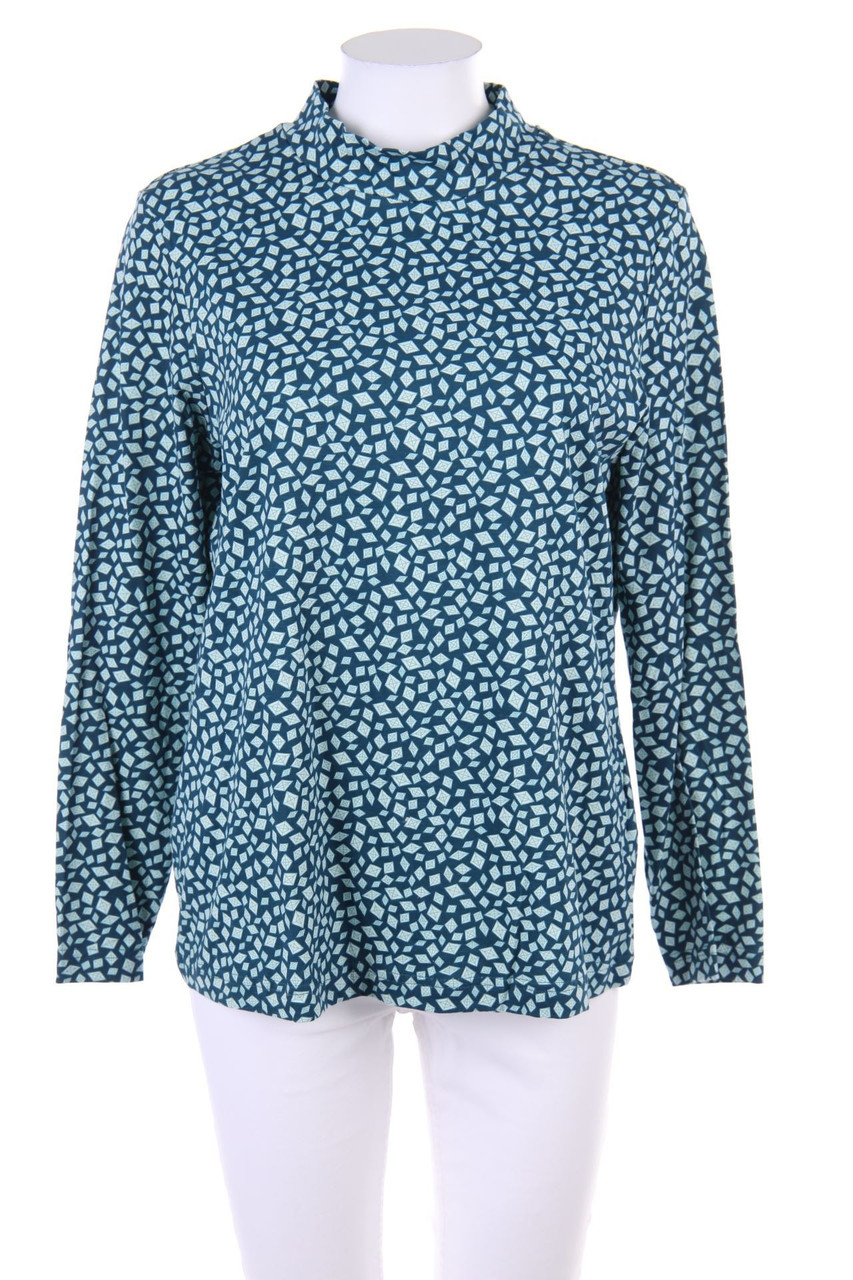 Ohne Label - Longsleeve-Shirt mit Geo-Print - D 42