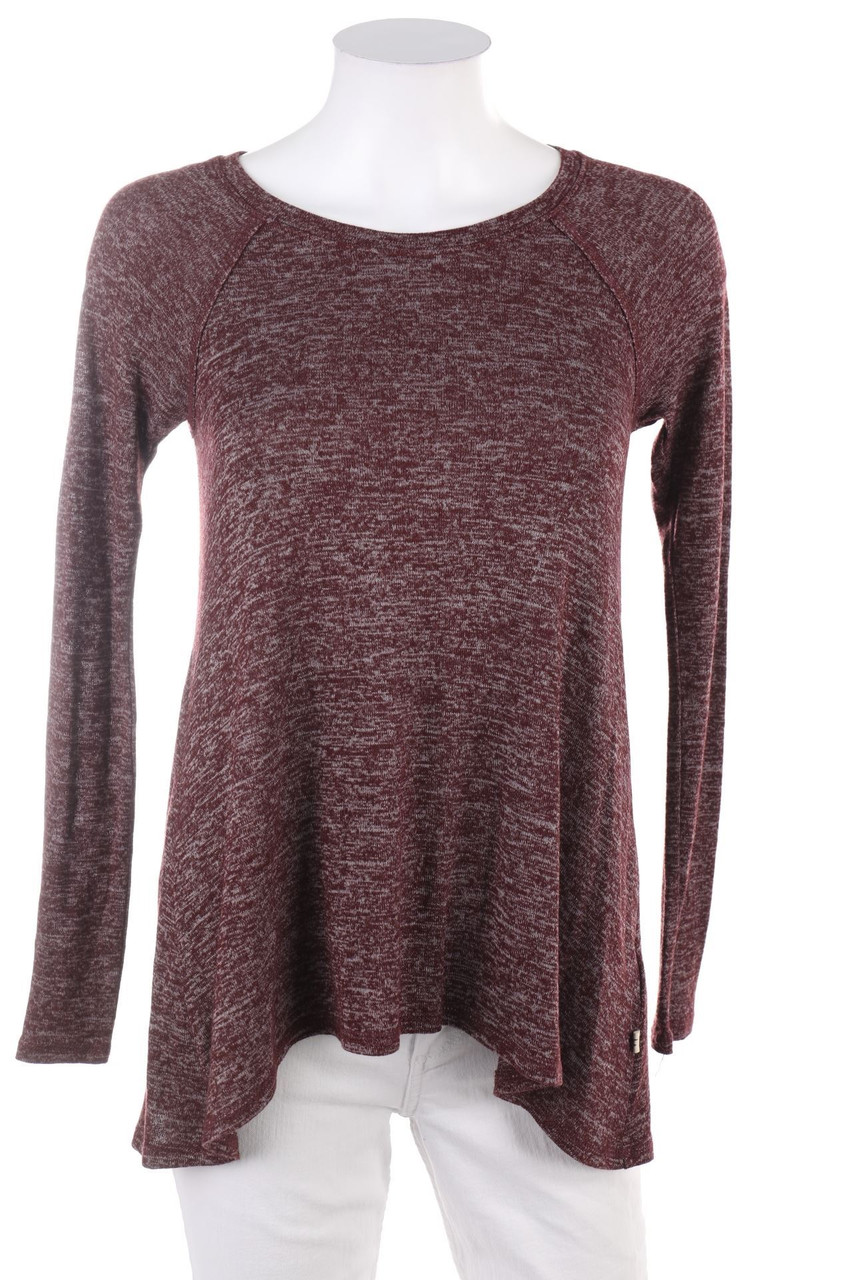 HOLLISTER - Longsleeve-Shirt aus Viskose-Mix - XS
