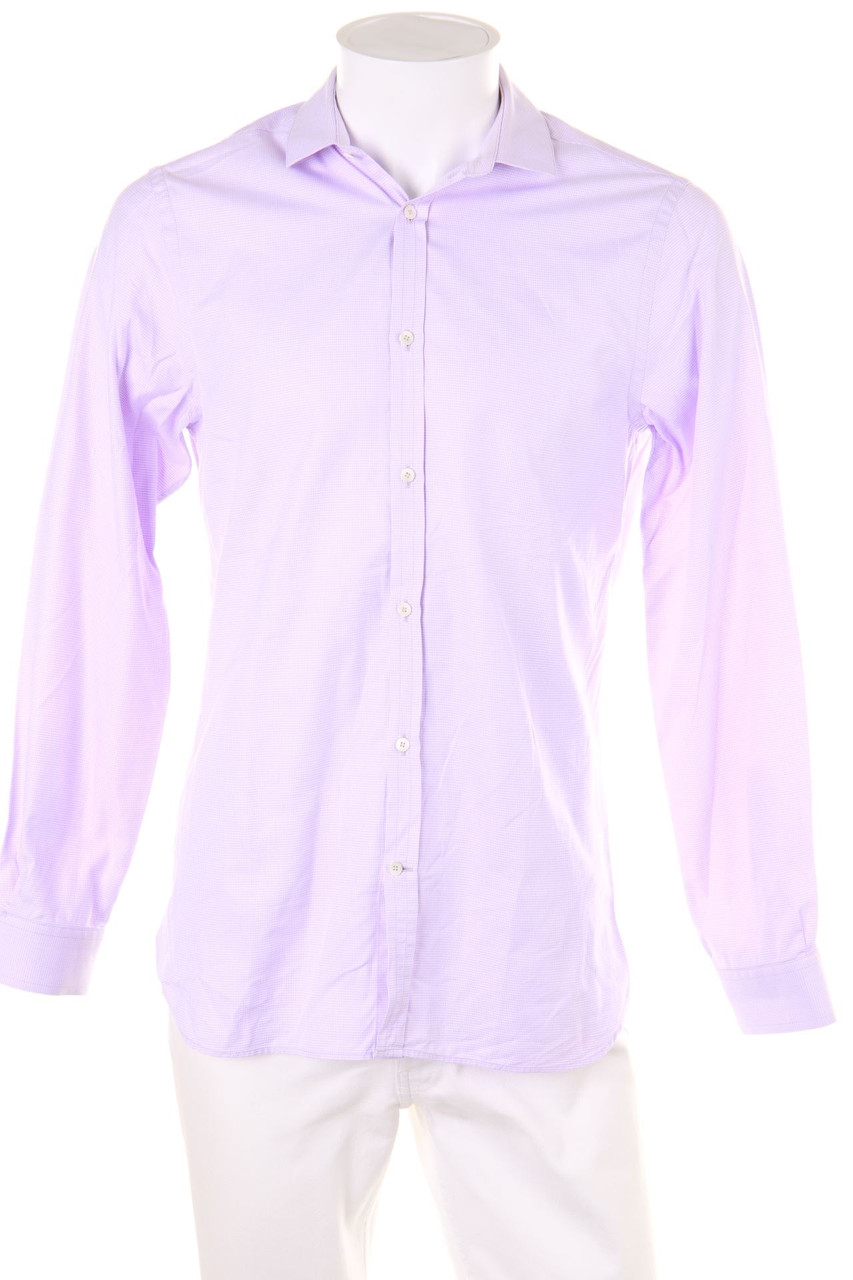 BURBERRY LONDON - kariertes Hemd mit Hahnentritt-Muster - 38