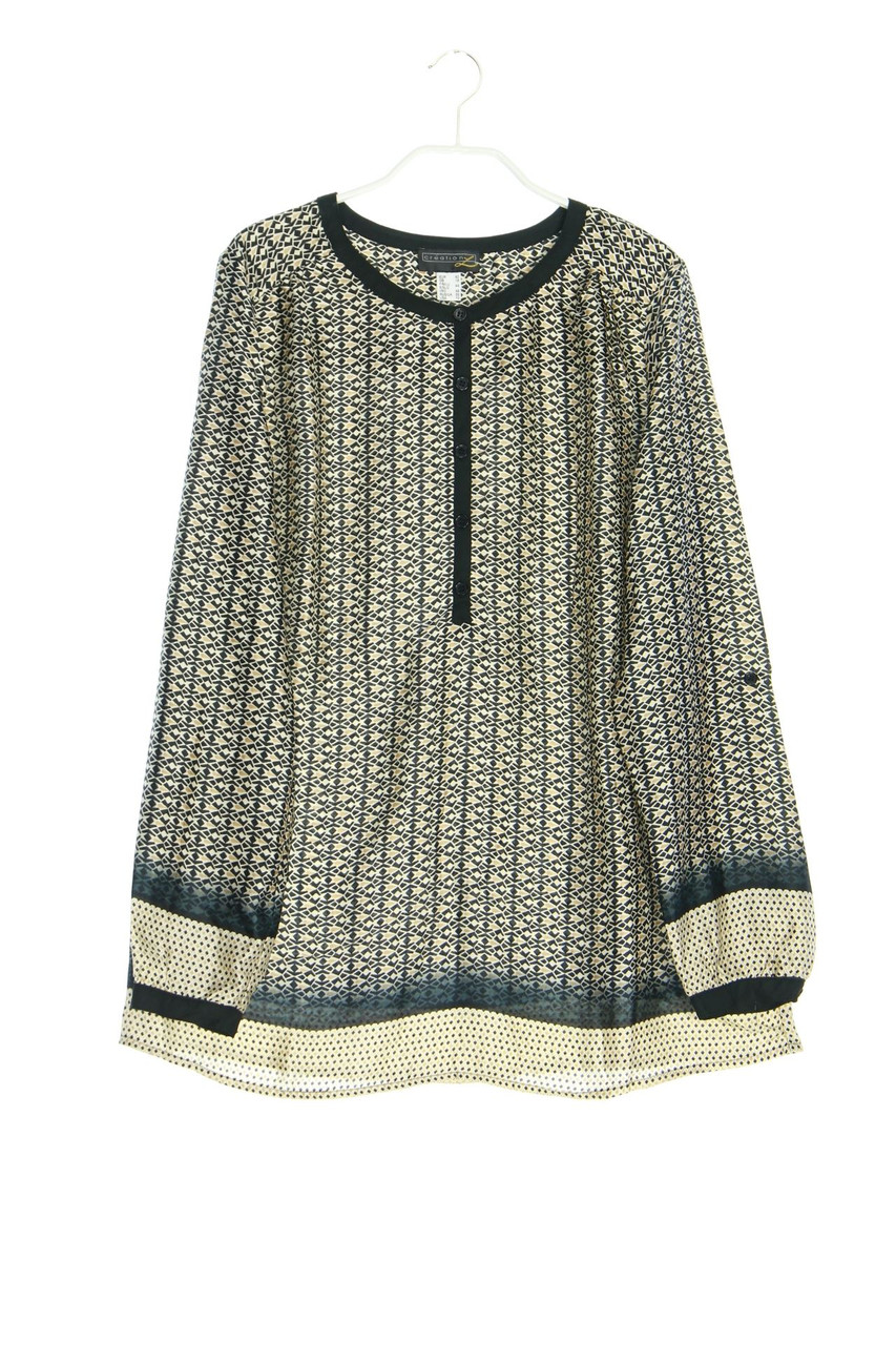 creation L - Bluse mit Print - D 42