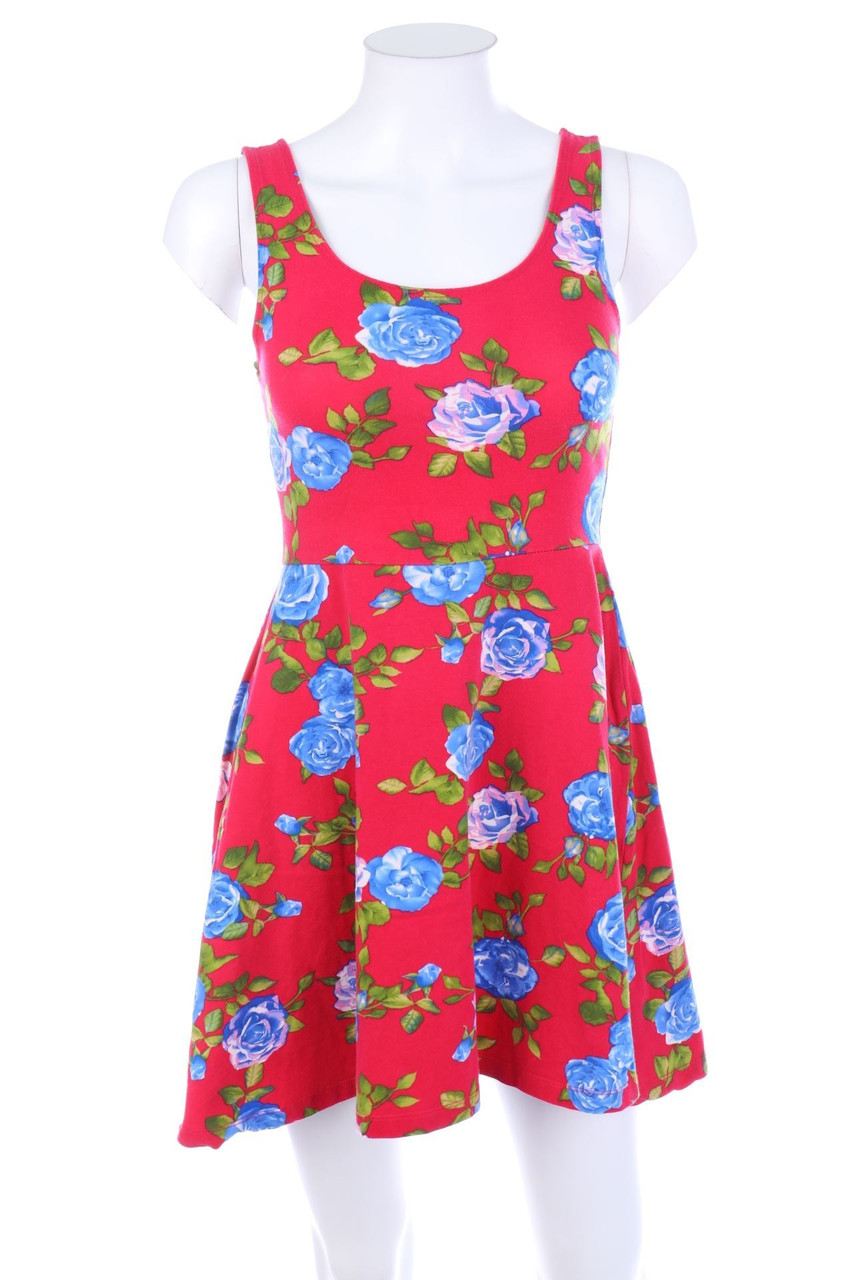 FOREVER 21 - Skater-Kleid mit Blumen-Print - XS