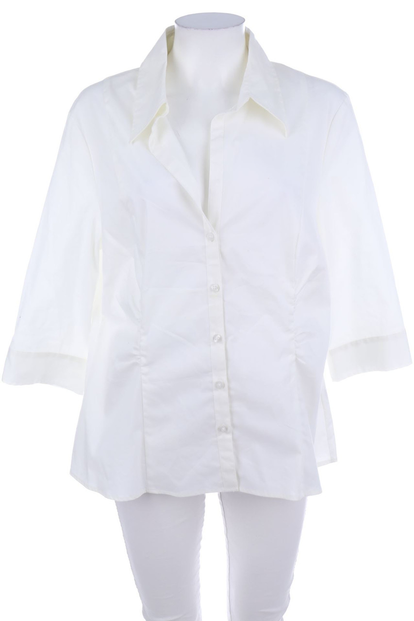 manguun - Hemd-Bluse mit 3/4-Ärmel - D 46