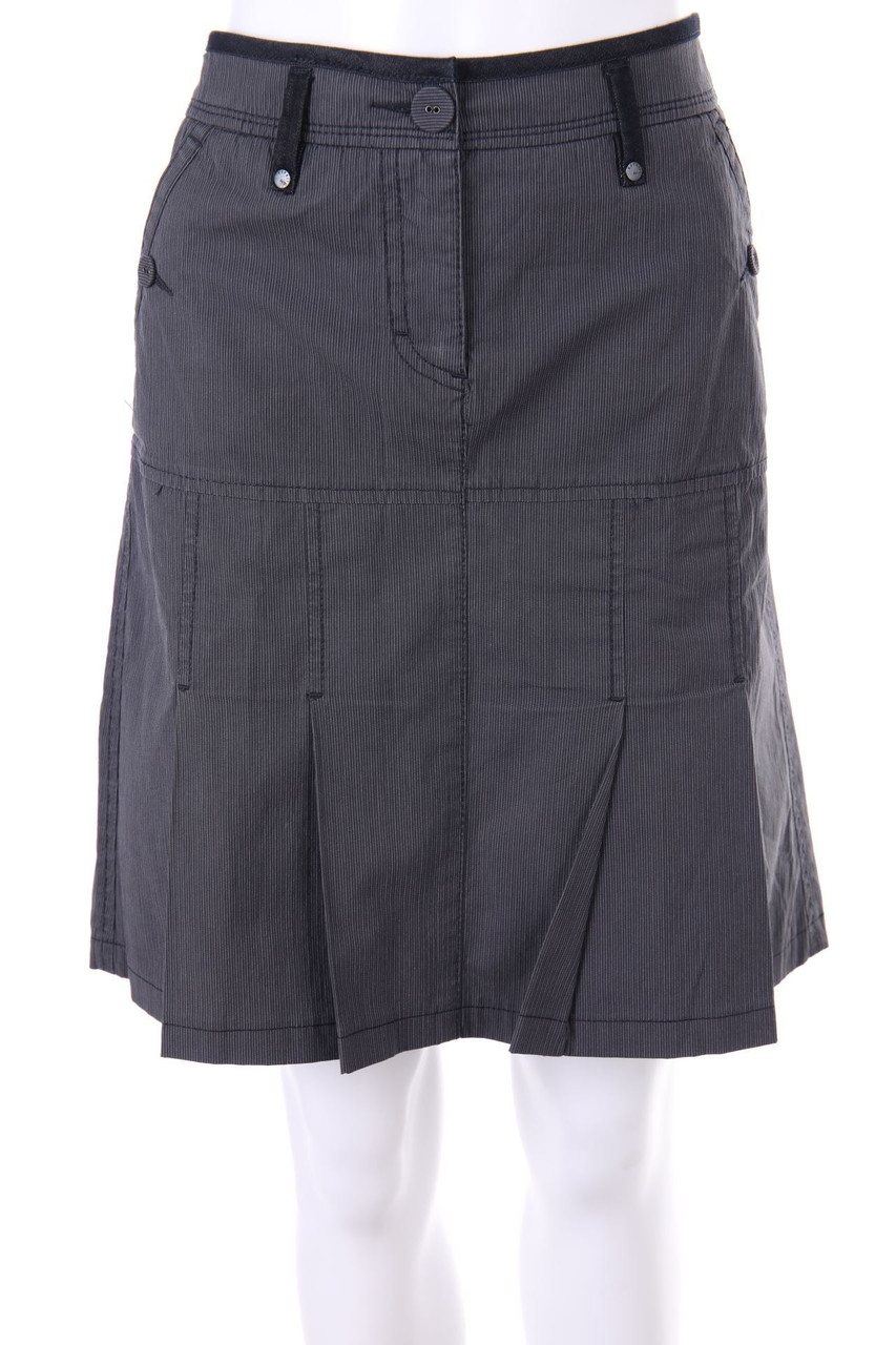 ESPRIT - Falten-Rock mit Nadelstreifen - D 36