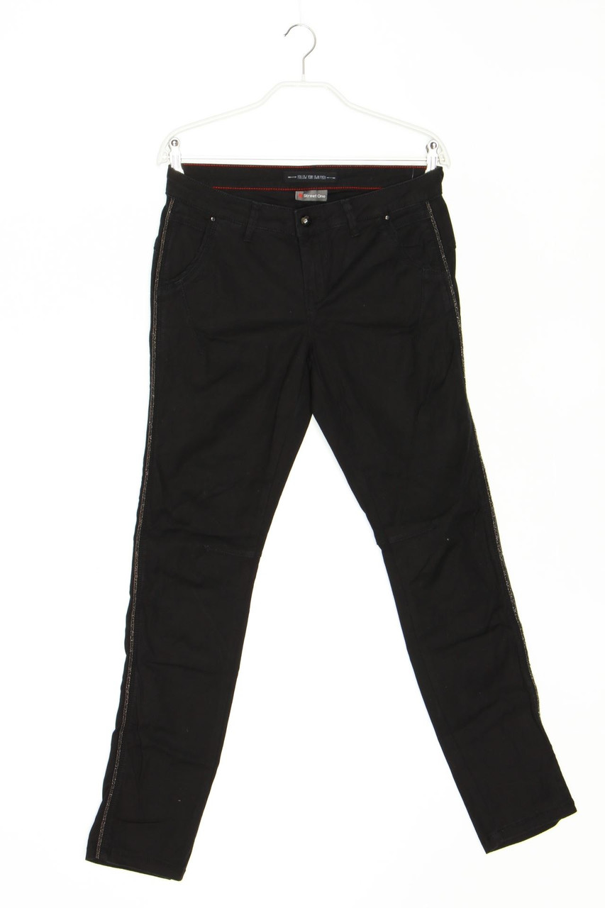 Street One - Skinny-Jeans mit Perlen - D 36