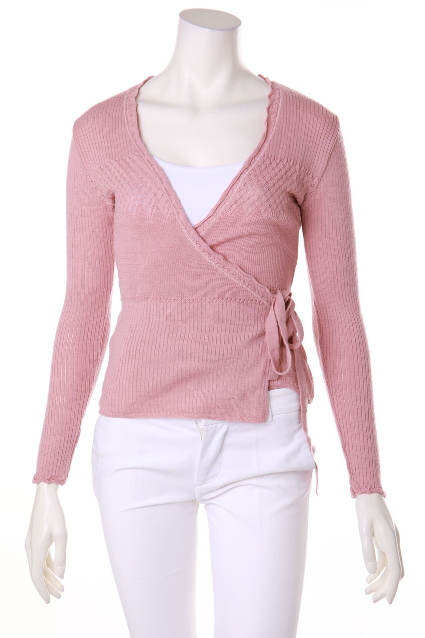 CAROLL - Wickel-Cardigan aus Woll-Mix - D 40