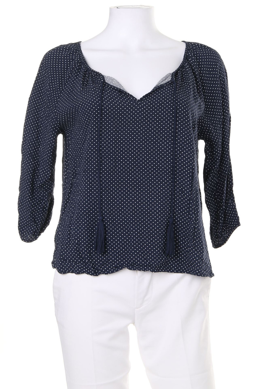 VERO MODA - Tunika-Bluse mit Punkten - M