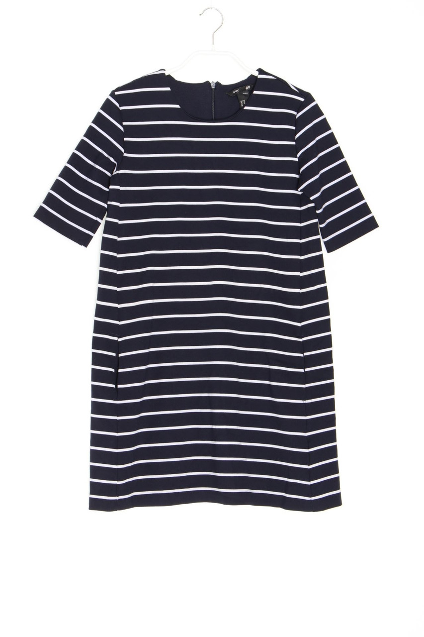 H&M - Streifen-Kleid in A-Linie - XS