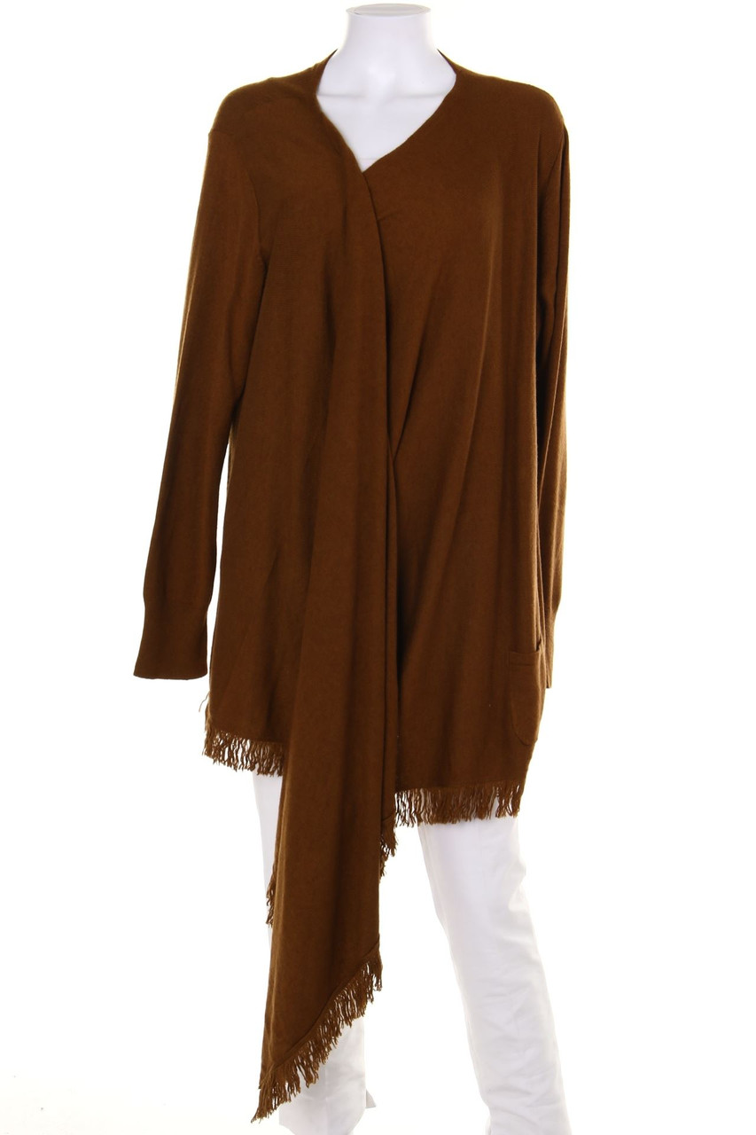 selection by Ulla Popken - Cardigan aus Woll-Mix mit Kaschmir - D 48-50