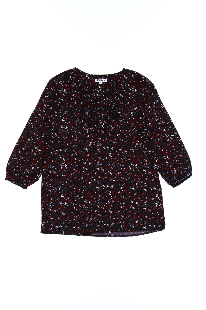 CREEKS - Bluse mit Blumen-Print - 170