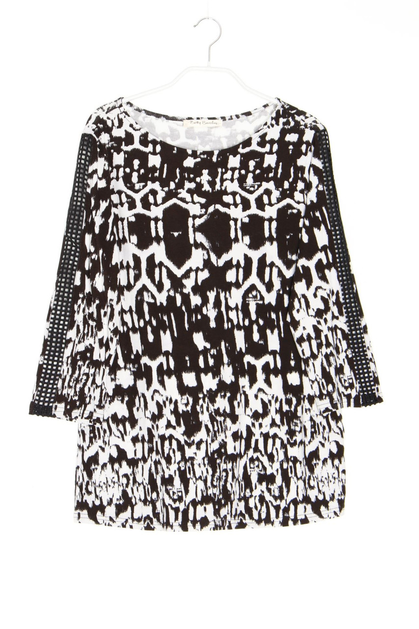 Betty Barclay - 3/4-Arm-Shirt aus Viskose-Mix mit Cut-outs mit Muster - D 42