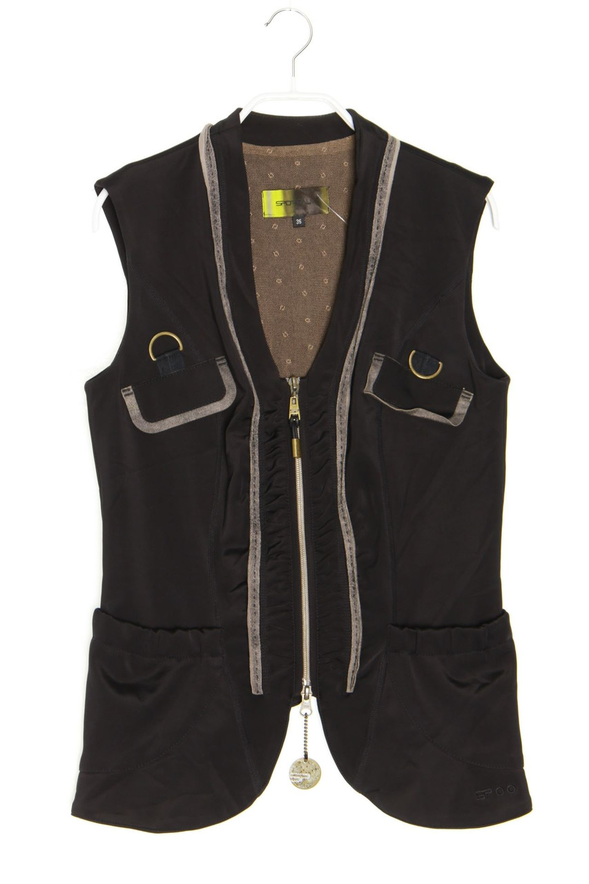 SPORTALM - Top mit Reißverschluss mit aufgesetzten Taschen - D 36