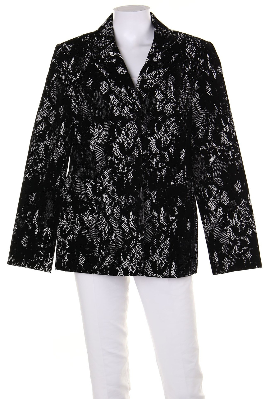 Mona - Blazer mit Flock-Print - D 42
