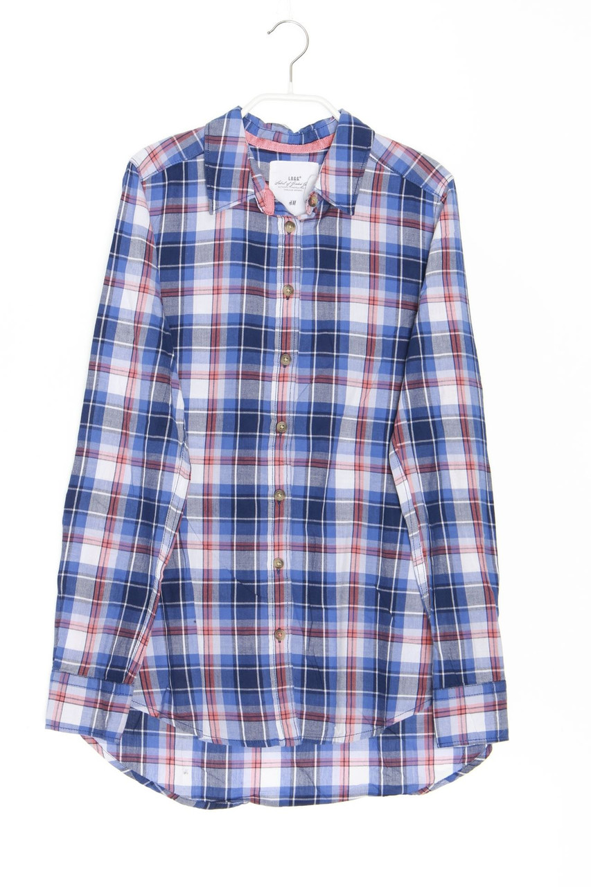 H&M LOGG - Hemd-Bluse aus Baumwolle mit Karo-Muster - D 34