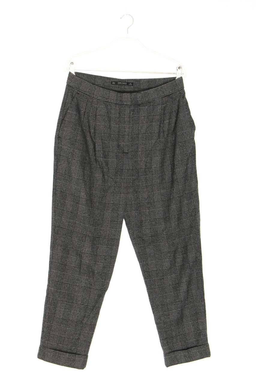 ZARA - Jogger-Hose mit Karo-Muster - S