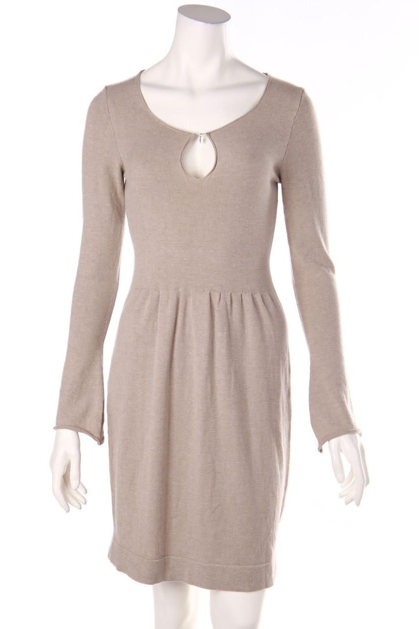 CRISTINA GAVIOLI - Strickkleid mit Applikationen - M