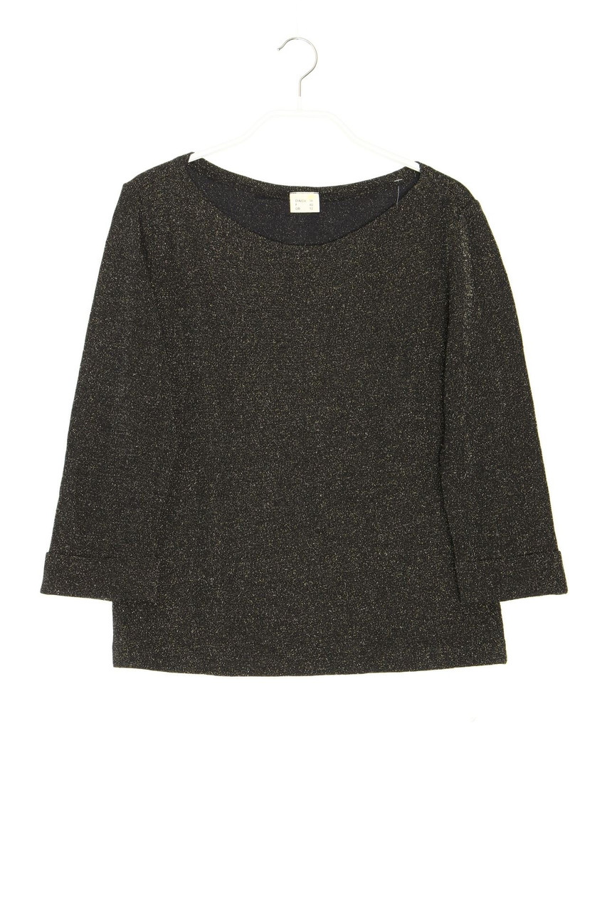 Ohne Label - 3/4-Arm-Shirt mit Metallic-Effekt - D 38