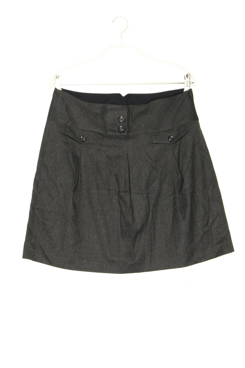 ESPRIT - Minirock mit Falten mit Muster - D 38