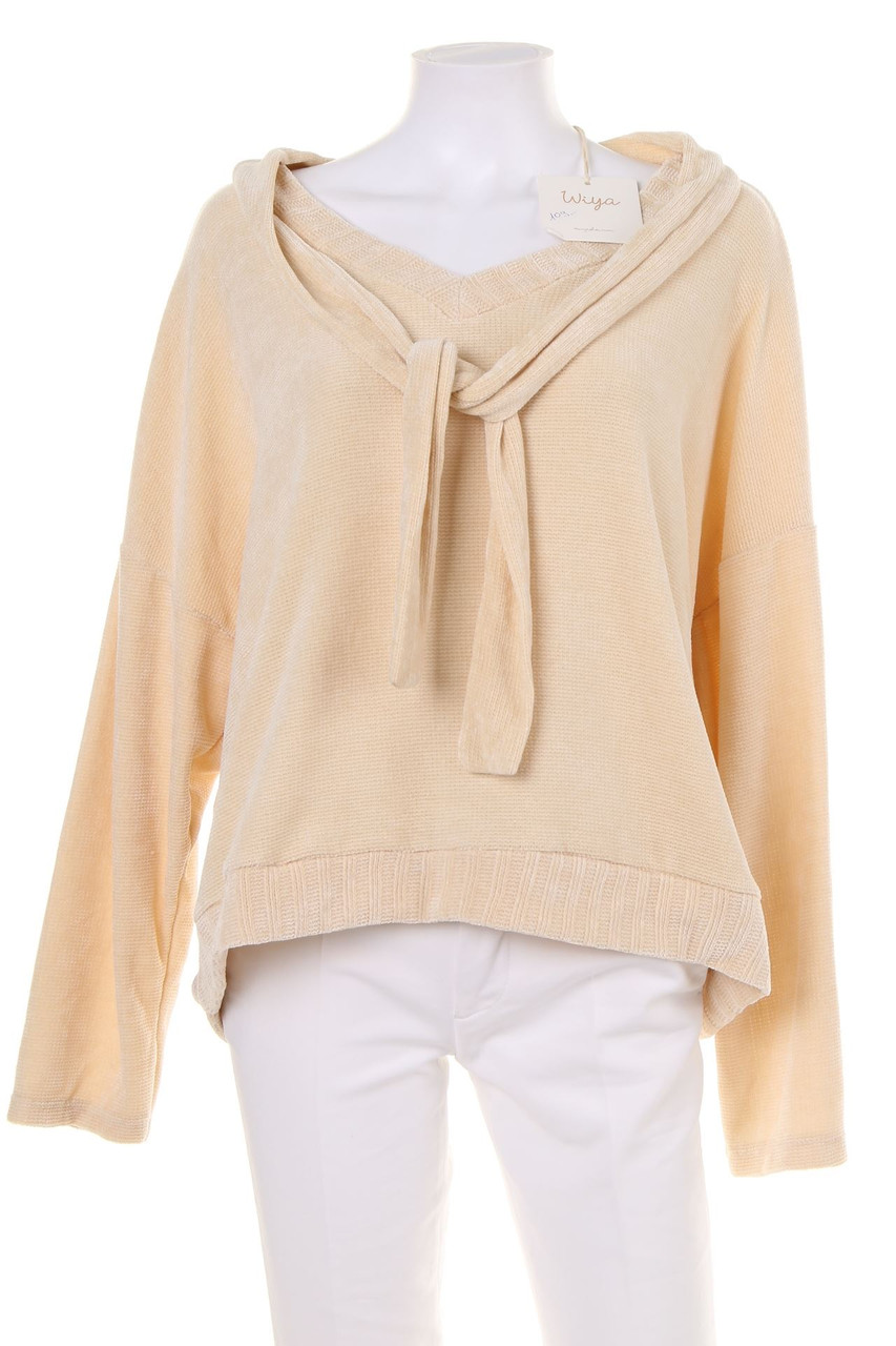 Wiya - Oversize-Strick-Pullover mit überschnittener Schulter - ONE SIZE