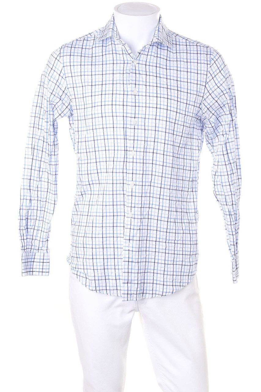 Angelo Litrico C&A - kariertes Hemd aus Baumwolle - S