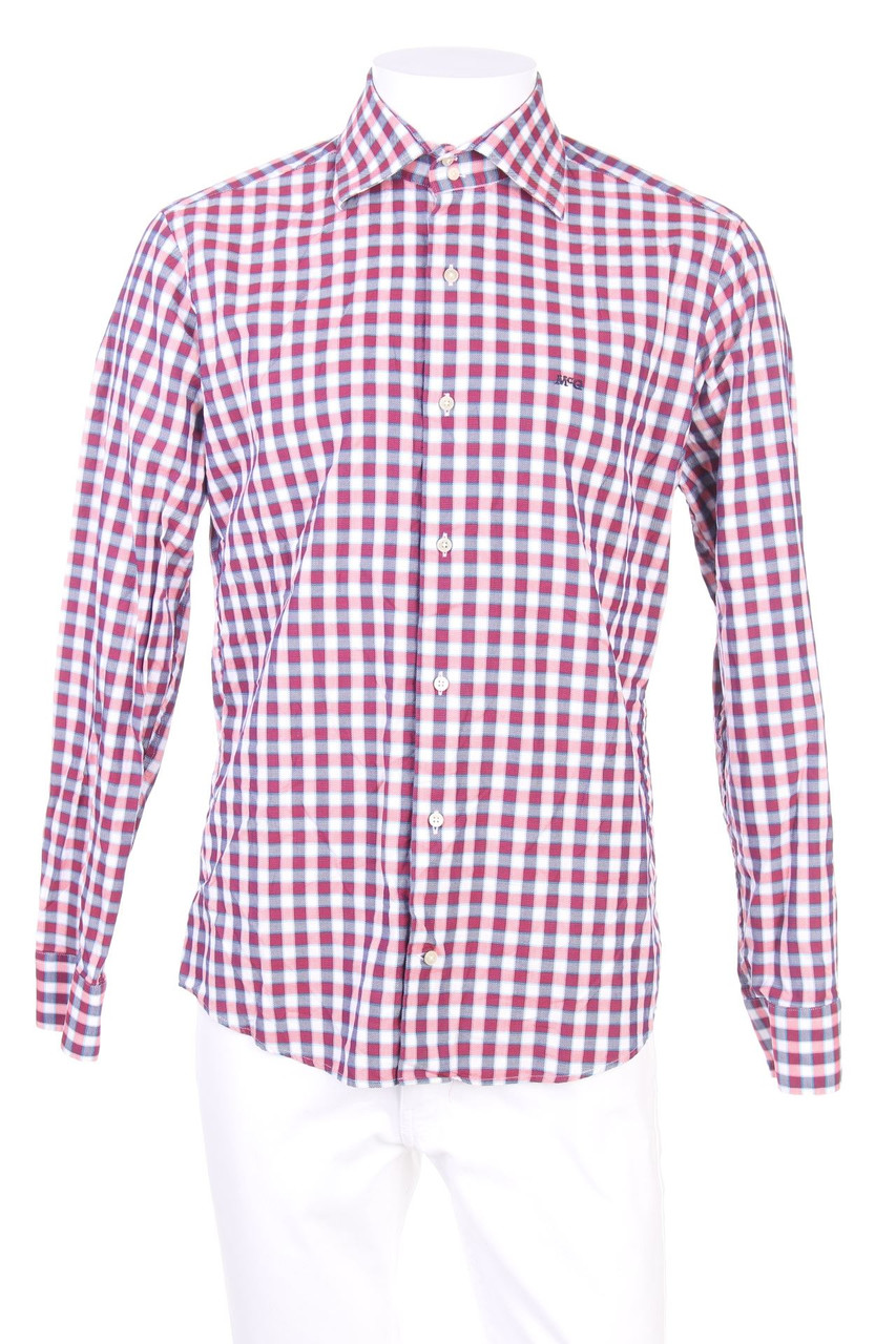 McGregor - kariertes Hemd aus Baumwolle mit Logo-Stickerei - 40