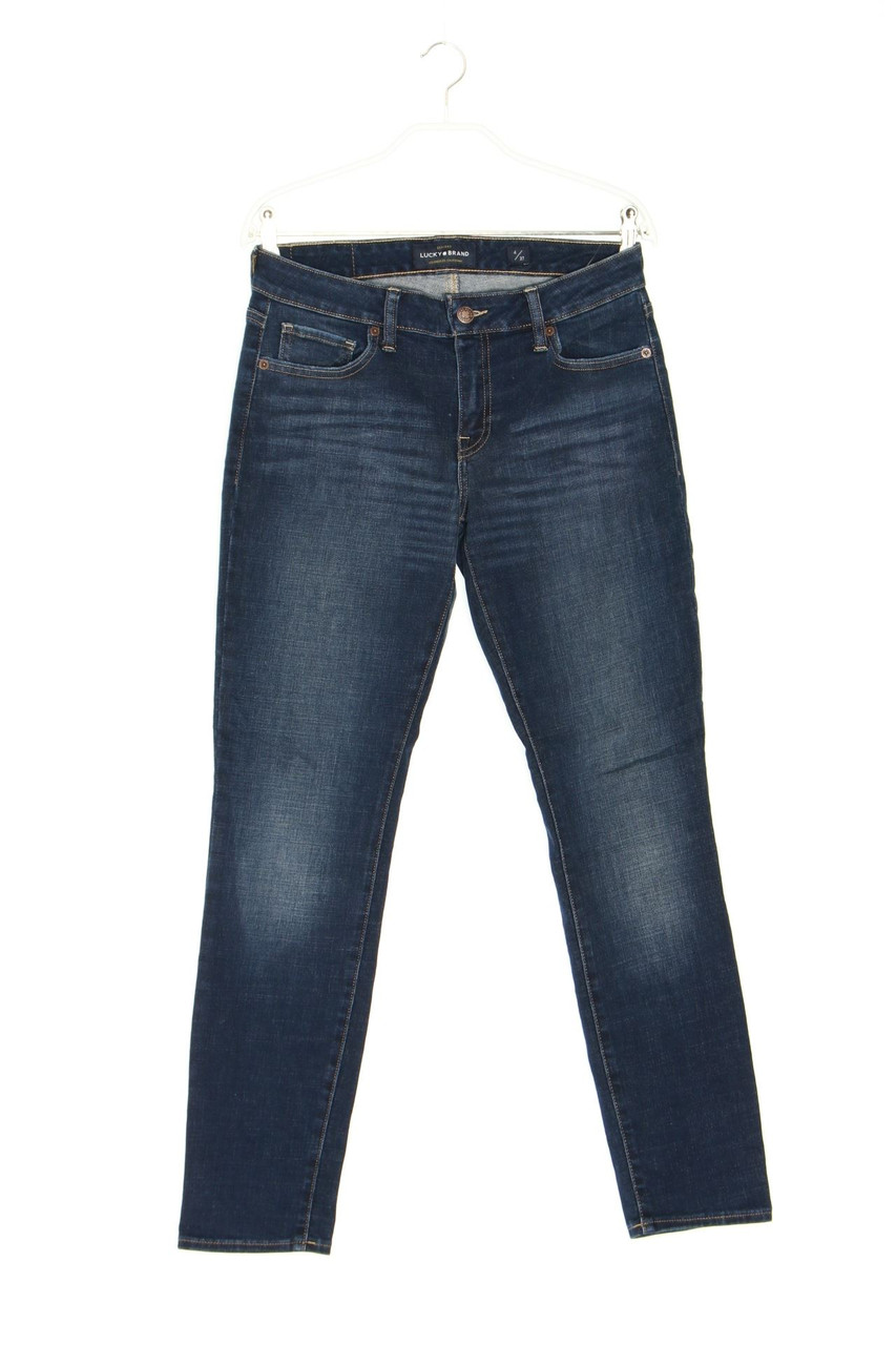 LUCKY BRAND - Used Look Skinny-Jeans mit Stretch - D 36