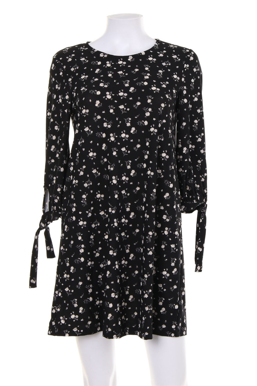 MANGO - Kleid in A-Linie mit Blumen-Print - XS