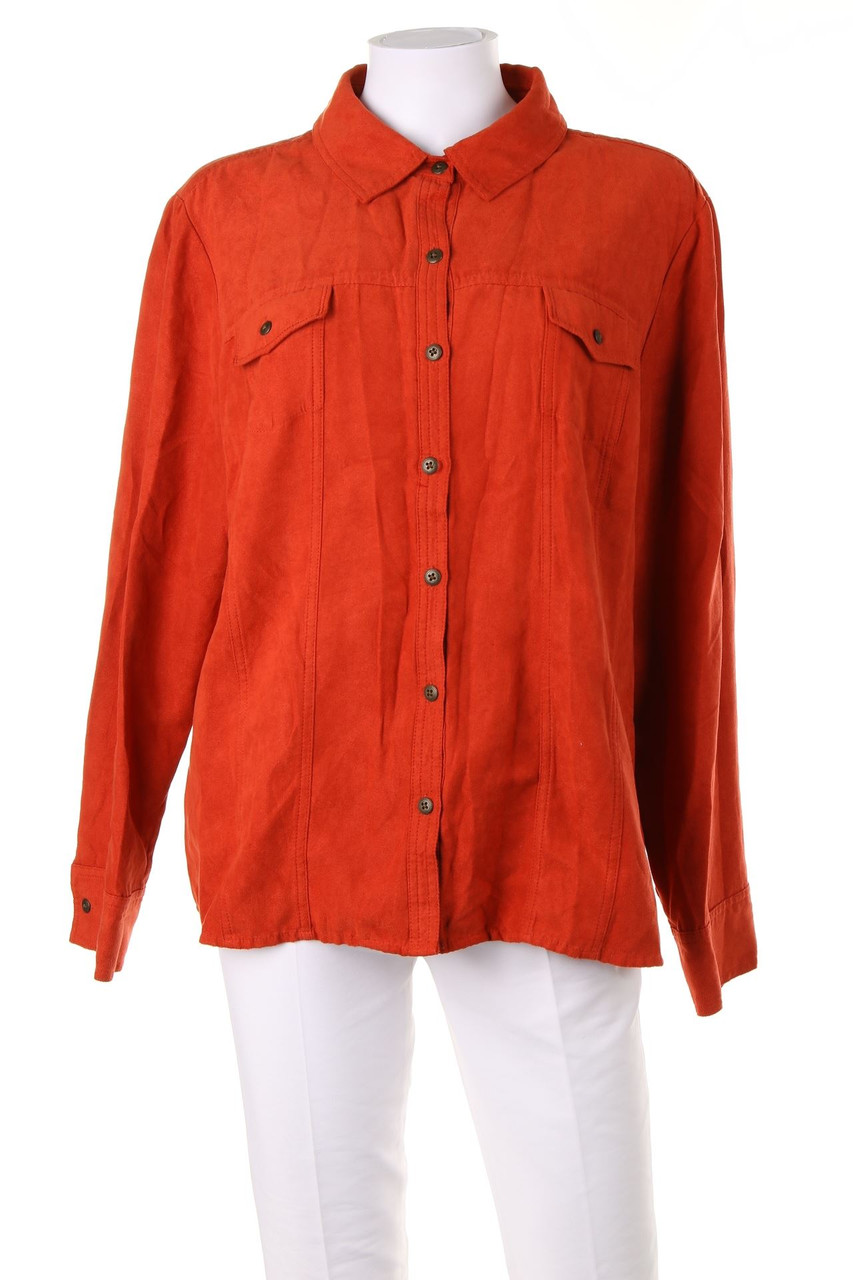 Croft&Barrow - Hemd-Bluse mit aufgesetzten Taschen - XL